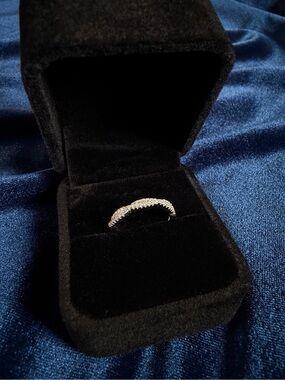 Solid 925 Sterling Silver Infinity Stackable Ring